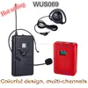 Popular extremely noise-eliminating microphone uhf audio transmitter and receiver tour audio/wireless guide system