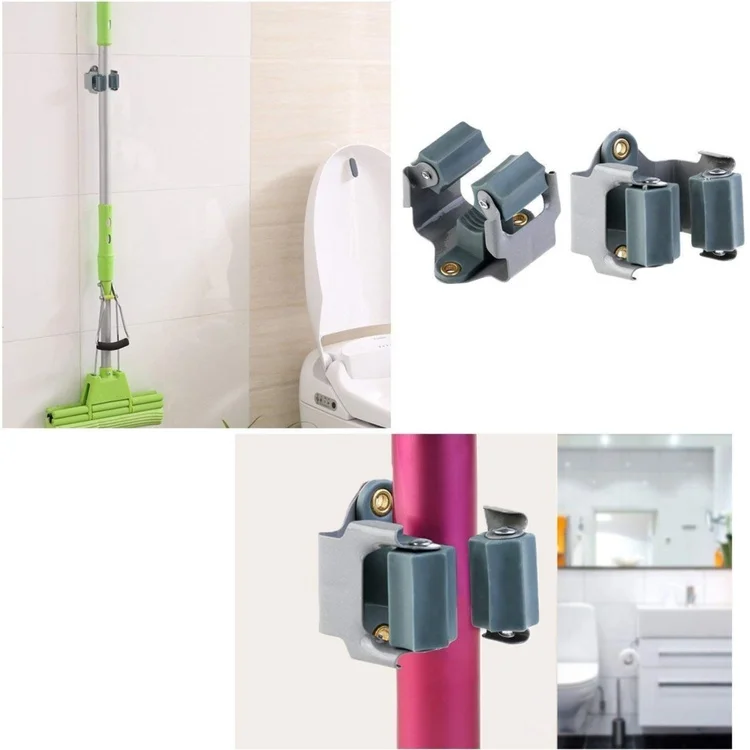 

Wall mount Mop and Broom Holder, heavy duty tool organizer, broom and garden tool organizer, N/a