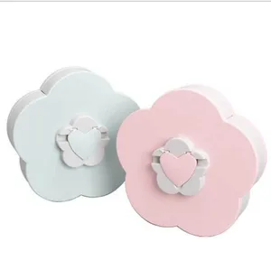 Image of party festival wedding decoration flower shaped Rotating candy box