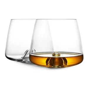 Image of Creative Luxury Handmade Custom Printed Crystal Triangle Whiskey Glass