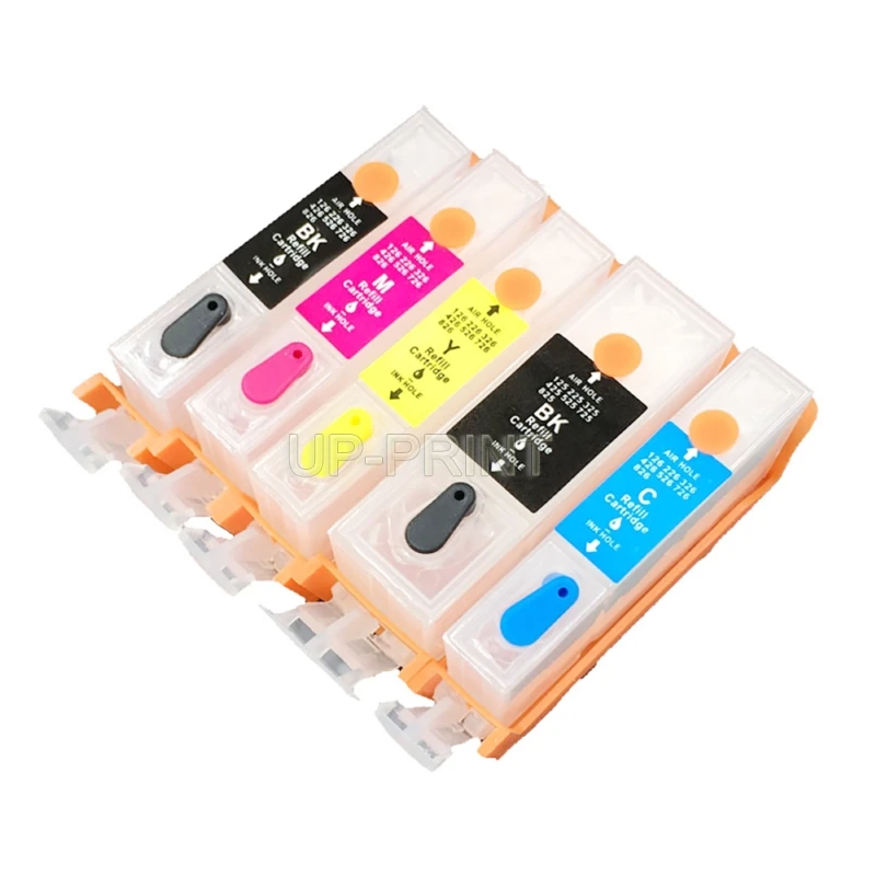 

5 COLORS PGI525 CLI526 refillable ink cartridge with ARC for Canon PIXMA MG8150 6150 5250 MG8250 IP4850 IX6550 MX885 MX895 MX715