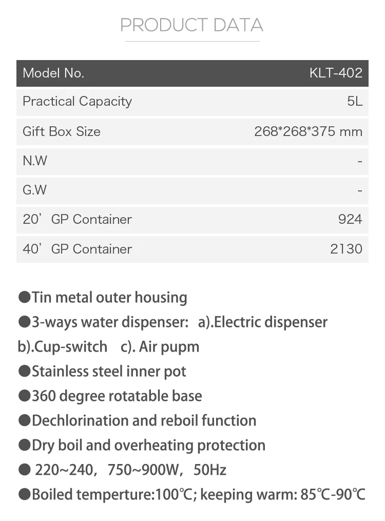 
Hot Sale 3.5L verheating protection Electric Thermo Pot For Restaurant,pot heating element 