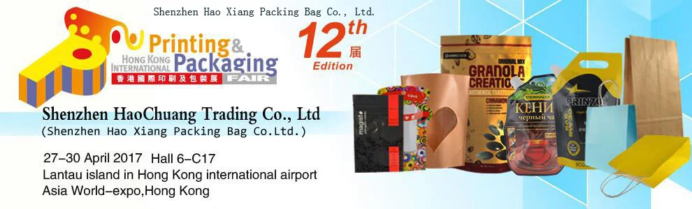 Top zip plastic bag/round bottom plastic paper bag/stand up pouch bag for meat, pork, beef, sea food