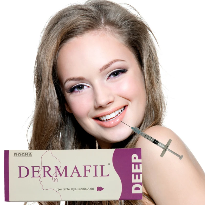 

Dermafil 1ml deep hyaluronic acid injectable dermal fillers for plastic surgery