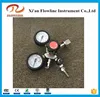 dual stage argon gas pressure regulator with compression fittings