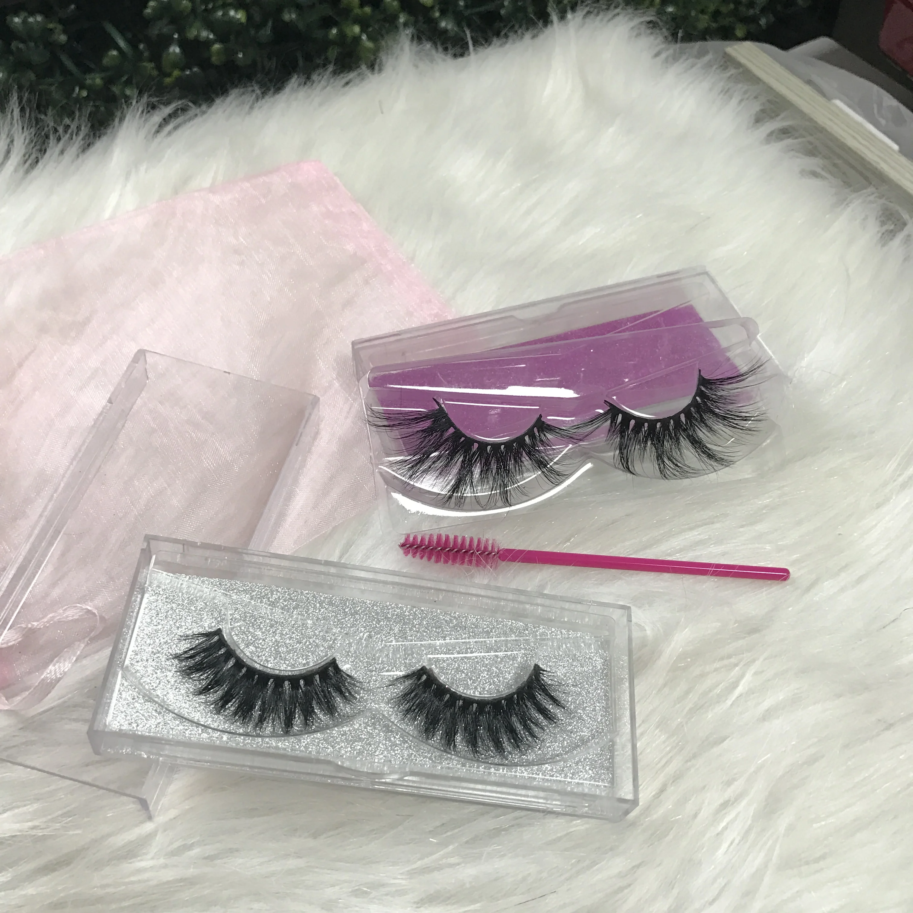 

Free shipping eyelash sample deal natural 3d mink eyelashes with eyelash packaging box