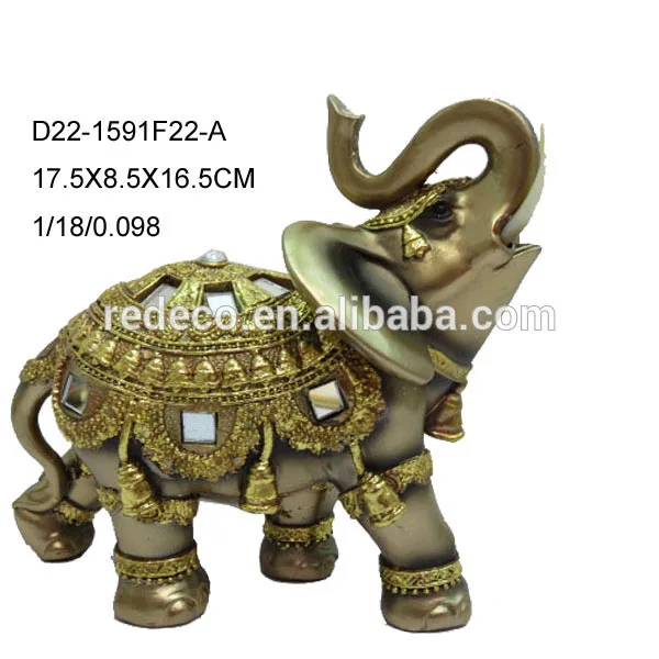 Antique Gold Indian Decorative Resin Elephant Figurines Buy