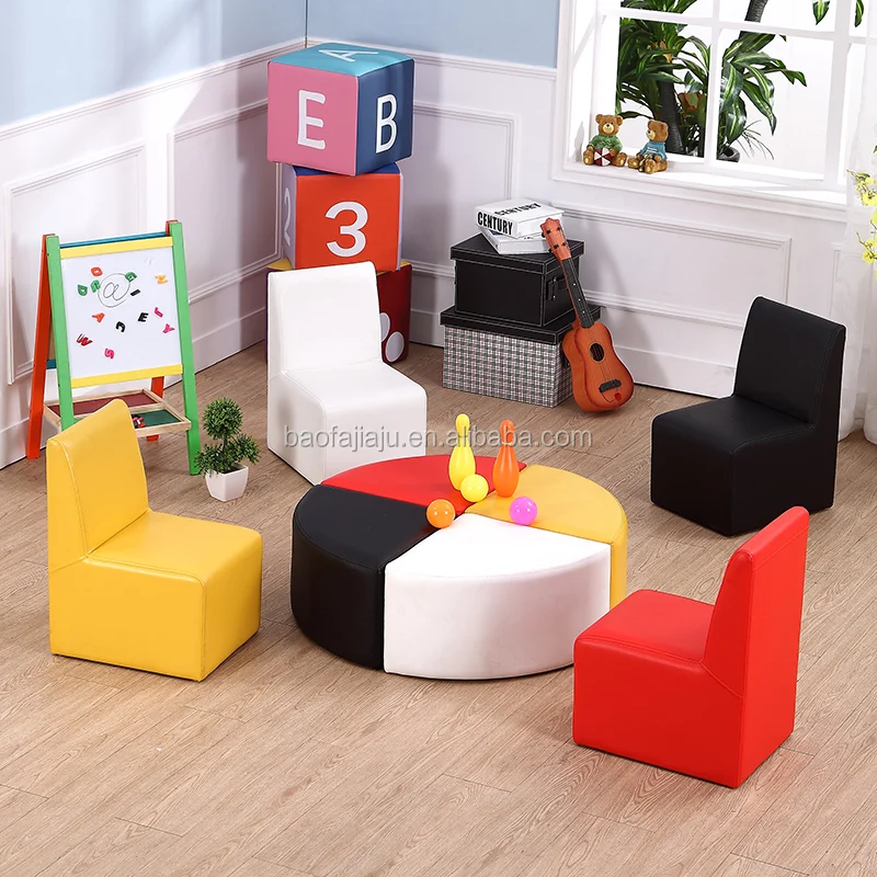 new design 2020 Colorful kids Preschool furniture