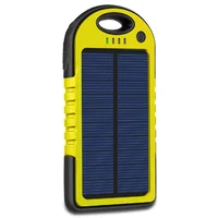 

Camping two USB outputs smart phone Solar power bank