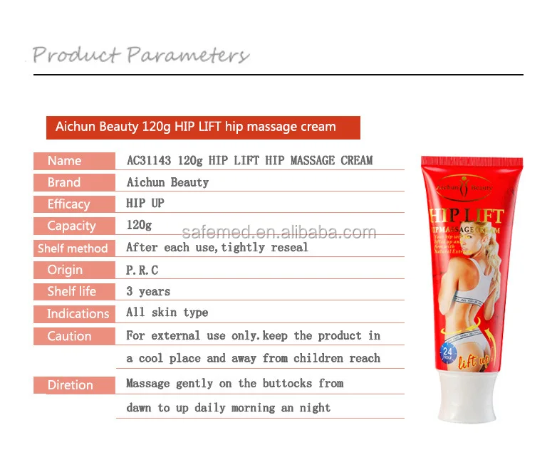 Effective Garlic Hip Lift Up Cream Hip Massage Butt Enhancer Cream