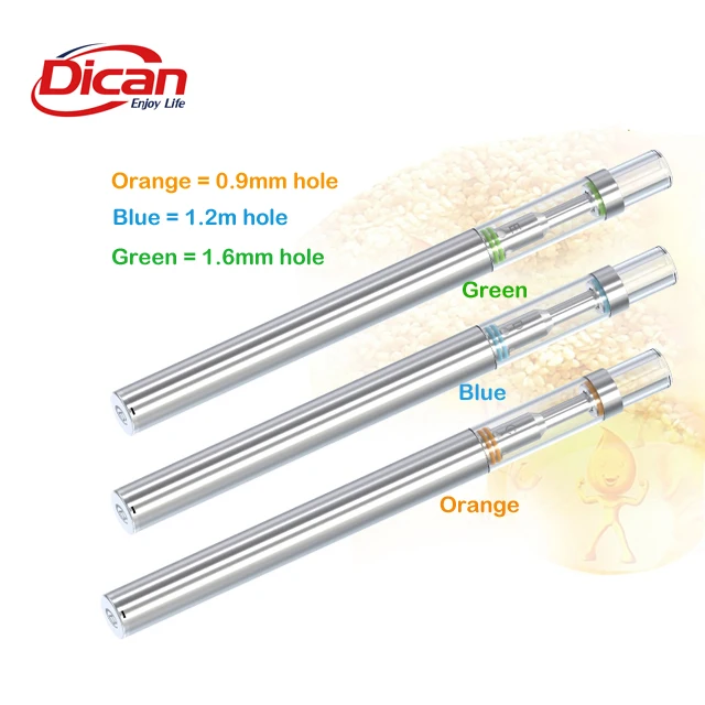 
Top sale thick oil vape pen e cigarette 0.5 ml empty ceramic coil disposable atomizer cartridge and vape battery 