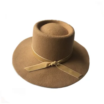 camel wool hat