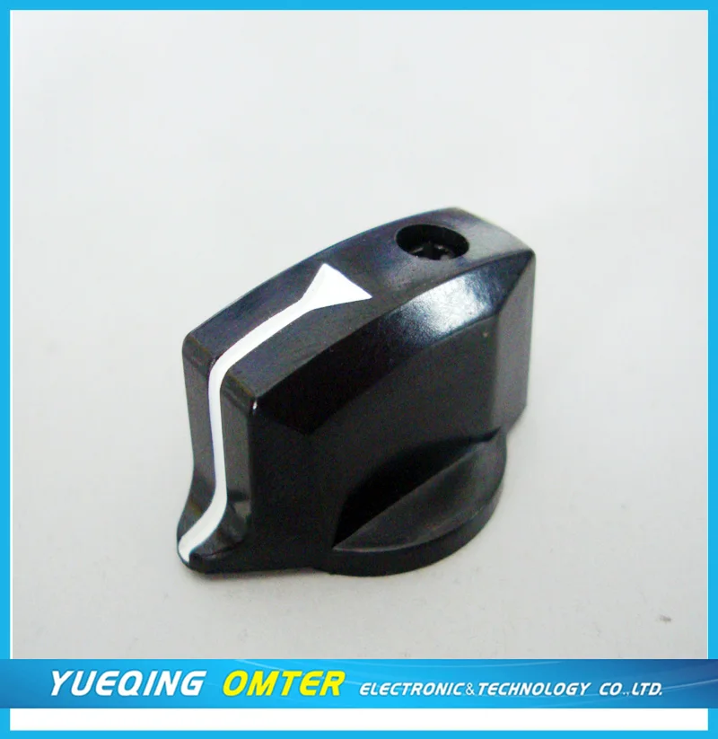 501533c Guitar Bakelite Knob Bakelite 6.35mm Shaft Brass Inside Set