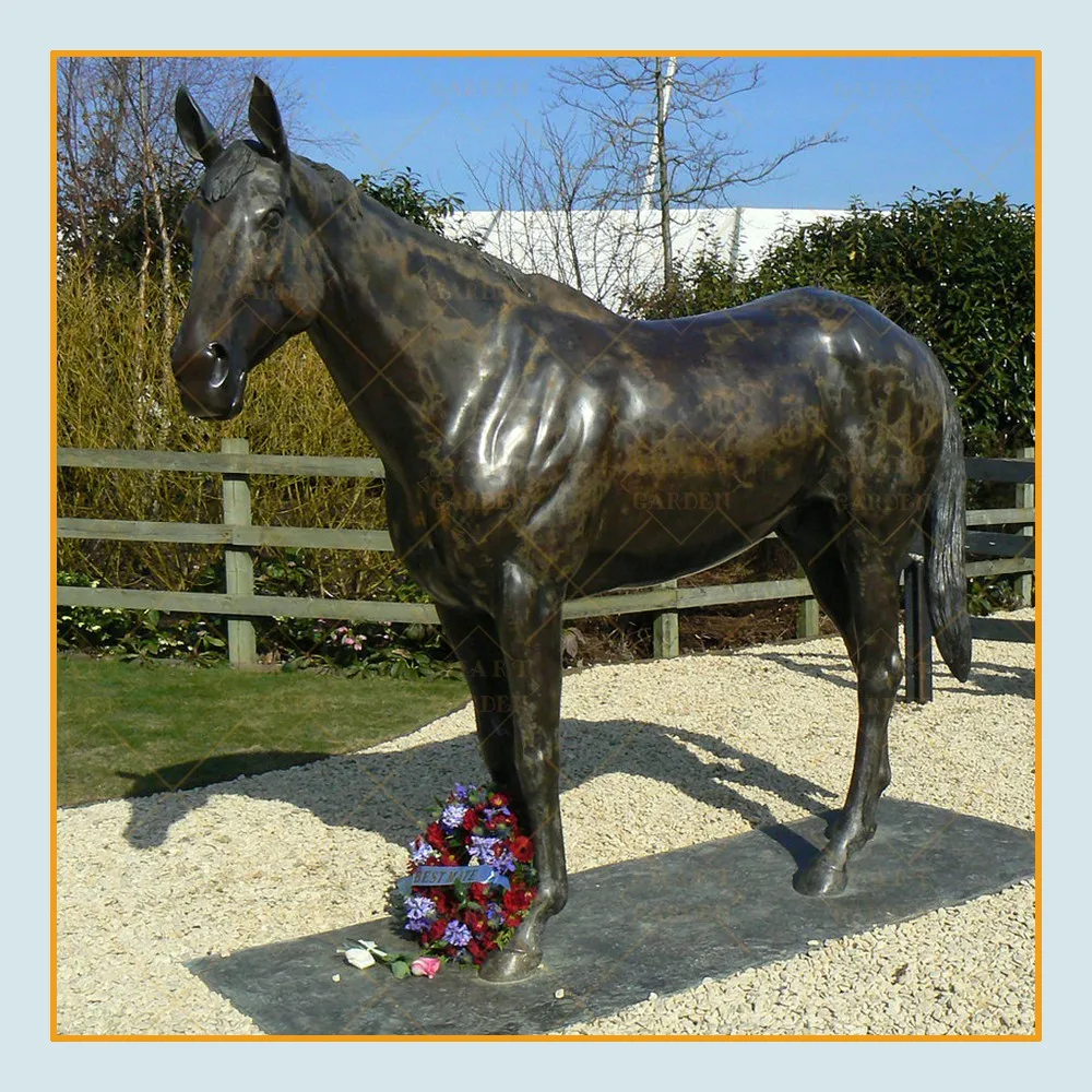 Metal Art Garden Yard Decorative Life Size Horse Statues For Sale Buy