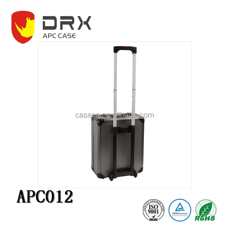
IP67 ROHS approved Aluminum carry on plastic flight case with wheels 