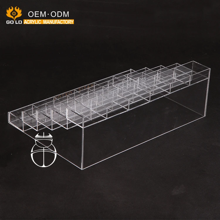 5 Step Display Stand Counter Retail Riser Acrylic Nail Polish Jewellery