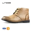 2018 free samples men rubber outsole lace upper genuine leather cowboy men boot
