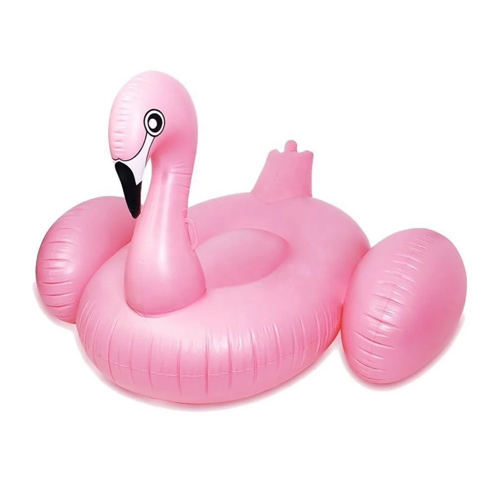 

LC Summer Pool Raft Lounge Pool Island Adults Kids Swim Party Toys Fun Beach Floatie Inflatable Luxurious Flamingo Pool Float, Pink