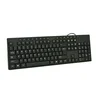 Waterproof Ergonomic Wired USB Multimedia Keyboard for Desktop PC KM-108