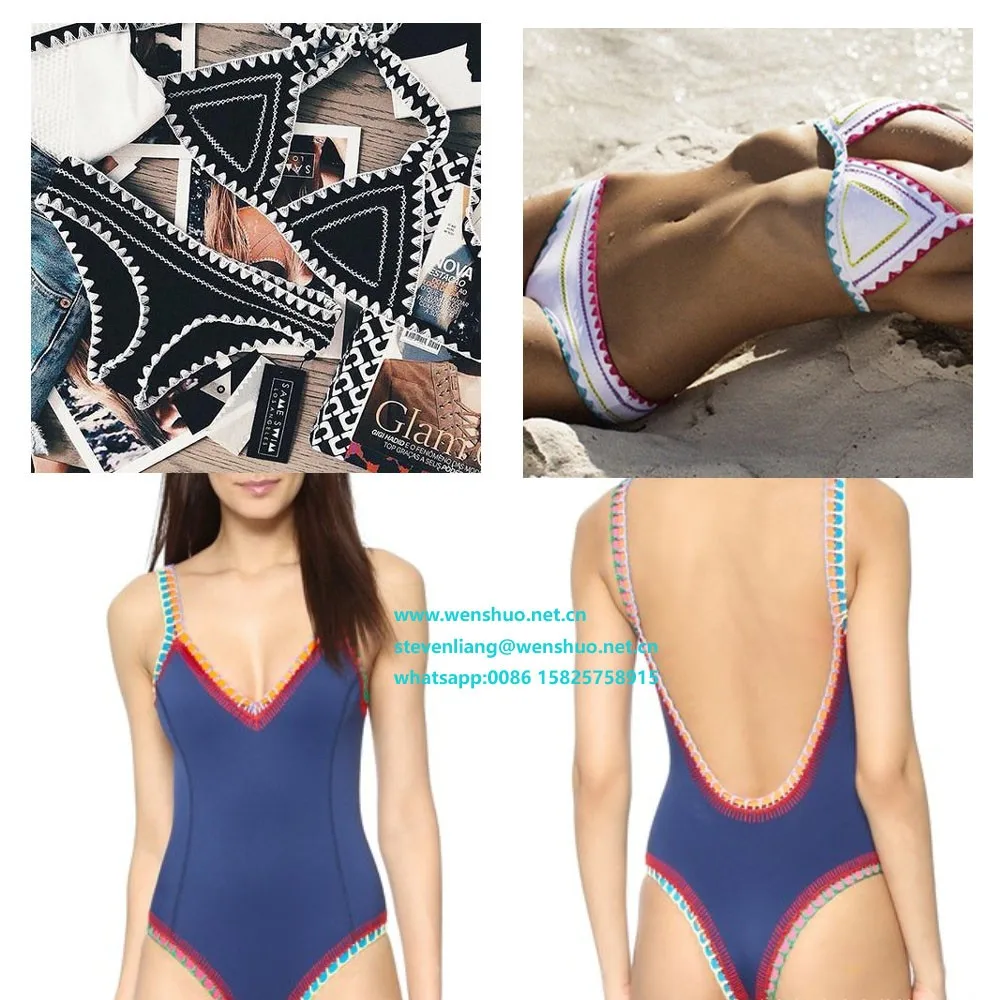 High Quality Wholesale One Piece Women Bikinis Ladies Sexy Stripe