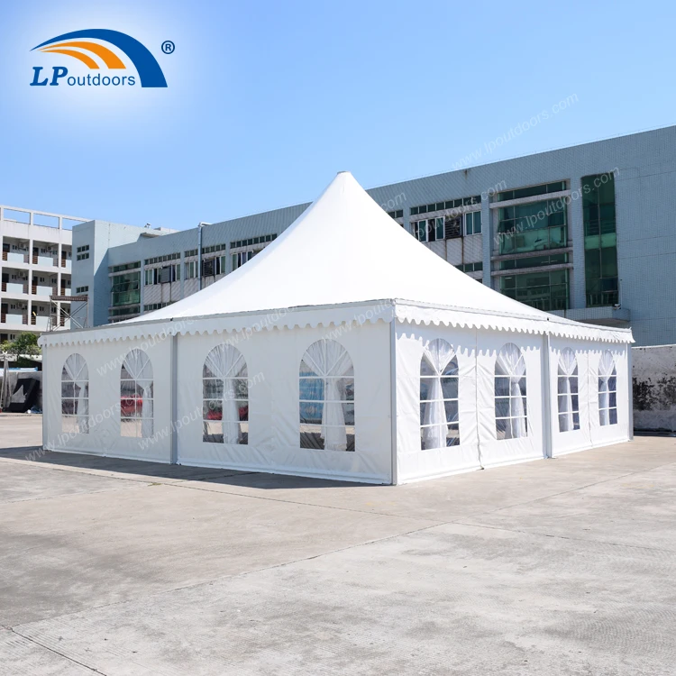 

10x10M outdoor white PVC pagoda tent for events wedding, White,any colors is available