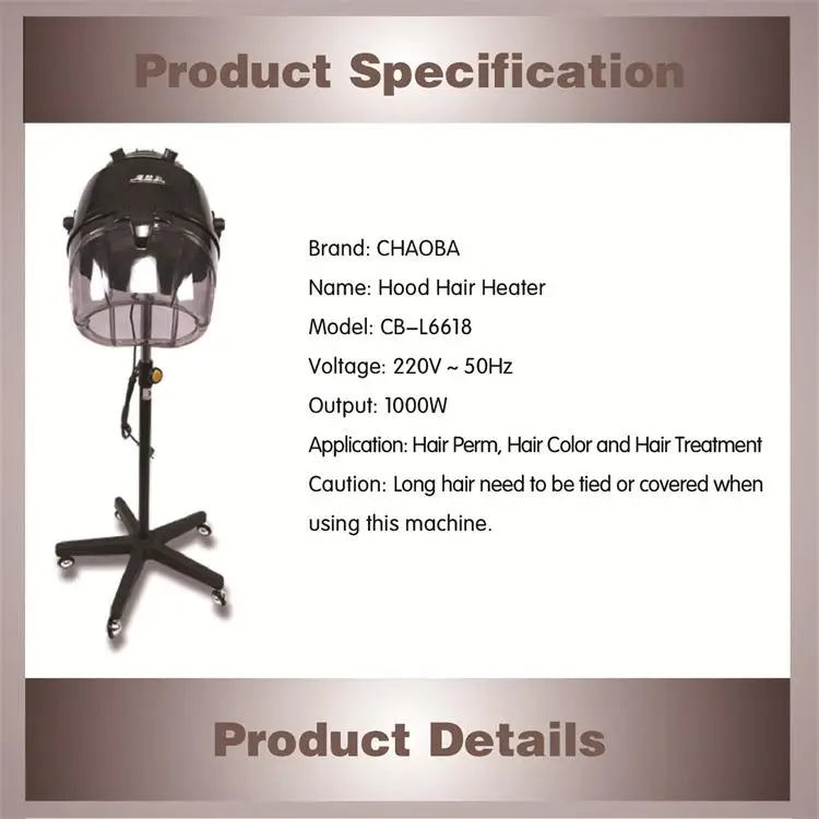 Professional salon helmet hair processor wall mounted hanging floor standing no noise steam vertical bonnet hood hair dryer