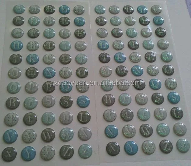 

Custom Logo 3D DIY 1 Inch Clear Dome Stickers Epoxy Polyurethane Resin Stickers, Cmyk/pantone