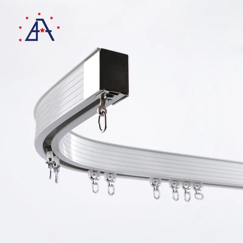 Oem Professional Design Anodized Aluminum Curtain Rod For Living Room