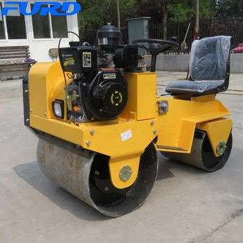 drum double asphalt compaction machine road vibratory larger roller