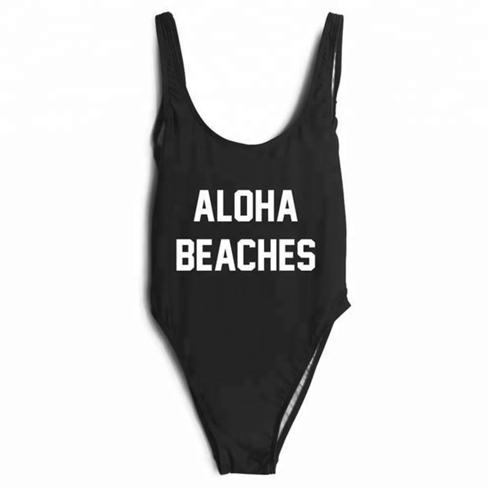 

Customized Printing Swimsuit Colors Options Bikinis Women Monokini Swimwear, As the picture