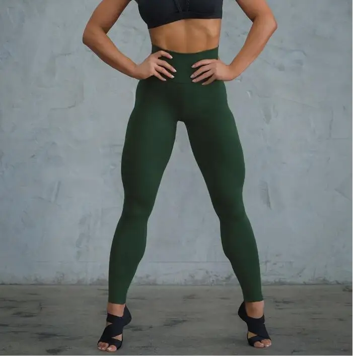 

Wholesale high quality seamless women leggings Polyester spandex yoga leggings for sportswear, Picture
