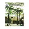 ST-CC23 hot summer coconut palm tree outdoor use bent shape coconut palm tree artificial tree factory