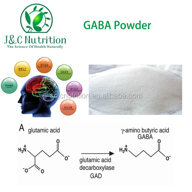 
Health food ingredient High quality aminobutyric acid, GABA powder 