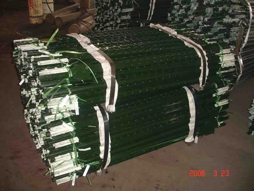 Studded 10 Ft T Shape Post Wholesale For North America/green Painted
