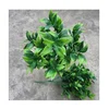 In stock ornament decoration mini plastic potted artificial plants, 34cm height Artificial 5 heads of orange leaves