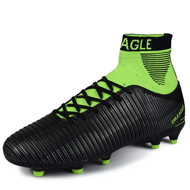 

Men's Soccer Shoes Football Sneakers Soccer Cleats Spike FG Outdoor Soccer Boots in stock Wholesale, Black;orange;blue;green