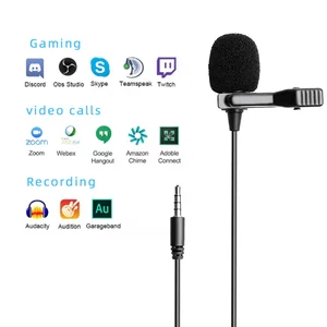 Electret Condenser Lavalier Microphone Phones