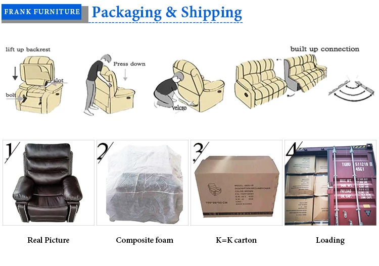 Wholesale Price Power Recliner Motor Recliner Sofa Set L Shape Modern