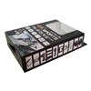 Custom cardboard paper retail display presentation box with hanger tab clear window manufacturing