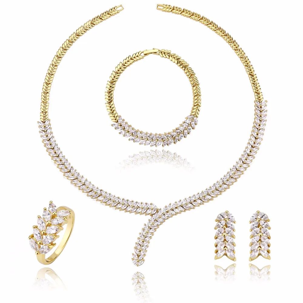 Italian Costume Costume Gold Jewelry Sets 18k African Gold Plating