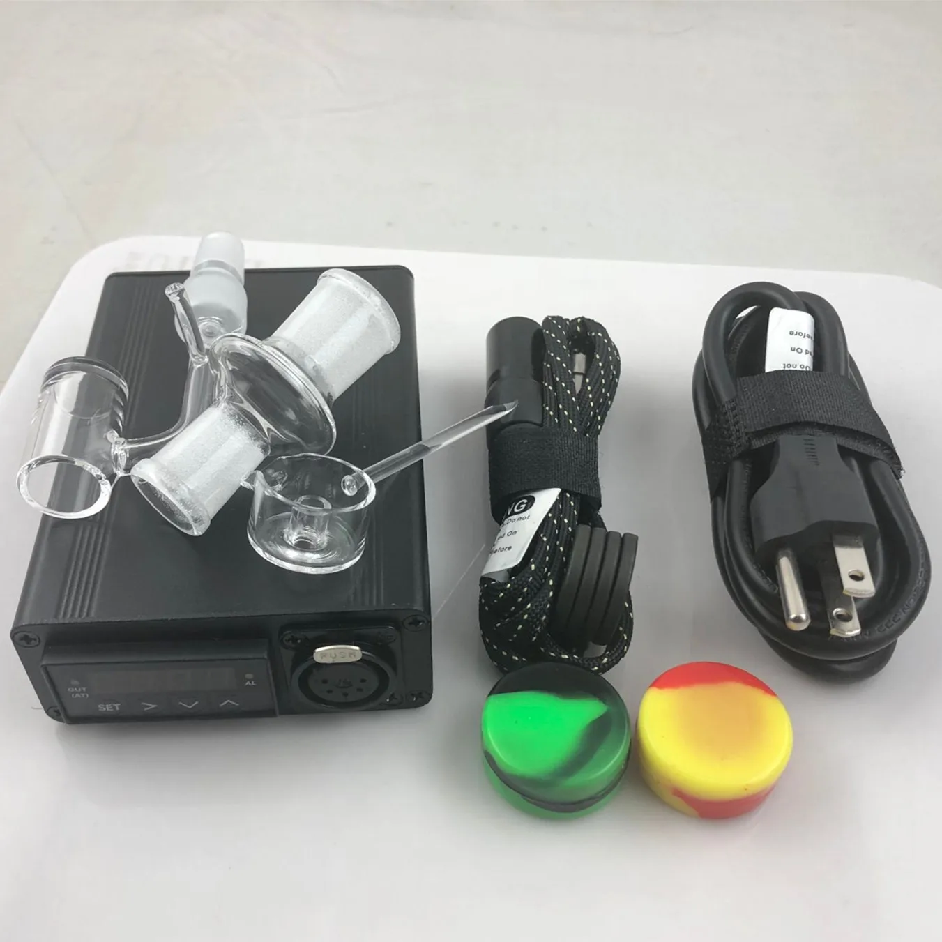 

Electric coil heater titanium quartz banger e nail for wax dabbing
