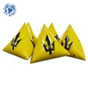 Custom logo printing and size floating inflatable water buoy inflatable pvc buoy for water event