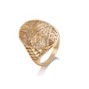 14442 Hot sale different ladies jewelry oval shaped tiny Synthetic CZ paved Z letter paint finger ring