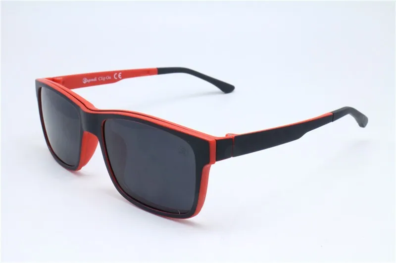 Tr90 Opitcal Glasses Square Frame With Clipon Polarized Sunglasses Lens Buy Optical