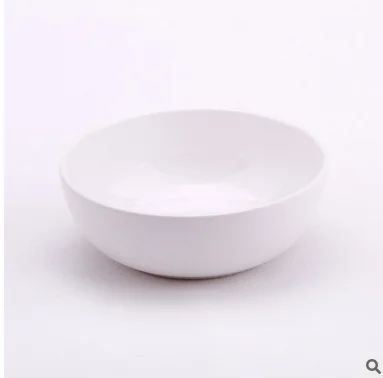 

Catering use white round plastic melamine salad bowls, White or by your need