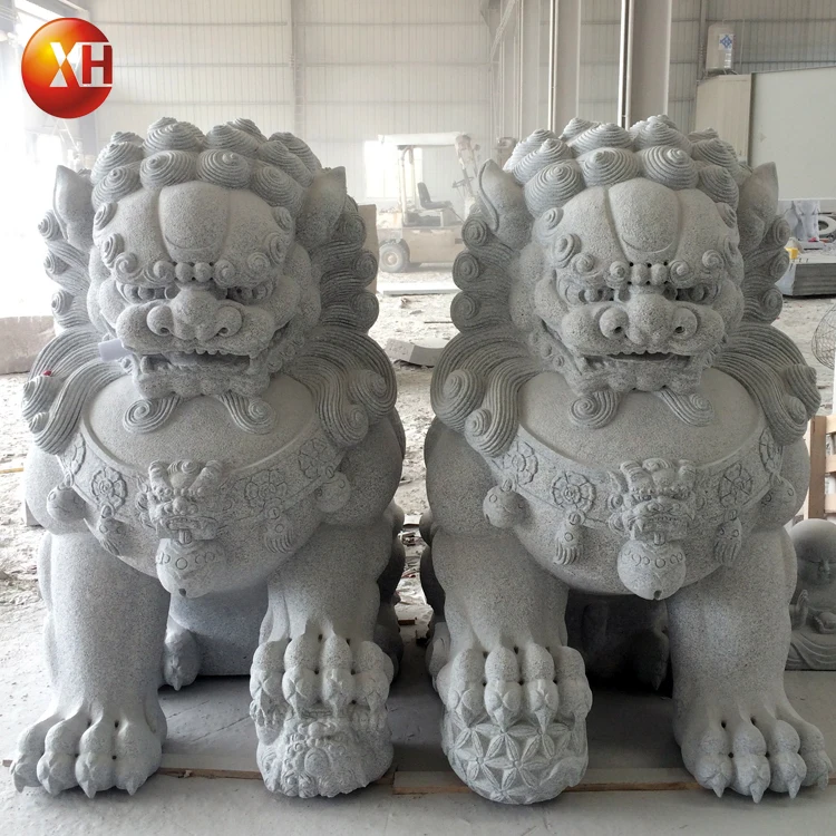 Garten dekoration China Antike chinesische Natur Granit Stein Fu Foo
