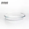 microwave oven pyrex glassware& Pyrex oven baking dishes & high borosilicate heat resistant glass plate