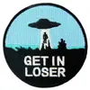 Custom Clothing Patches, Wholesale Get in Loser X - Files UFO Alien Patch Embroidered Applique Iron On Sew On Emblem