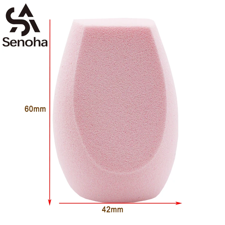 

Senoha very soft blending sponge blender wholesale cosmetic facial flat pink makeup beauty sponge