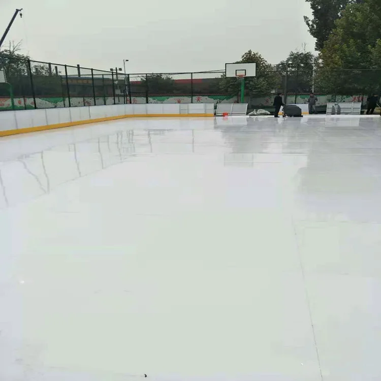 Super Selflubricating Uhmwpe Synthetic Ice Rink / Ice Skating Rink For